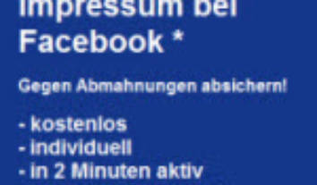 Bereits 2800 Facebookseiten nutzen die kostenlose LHR-Impressum-App