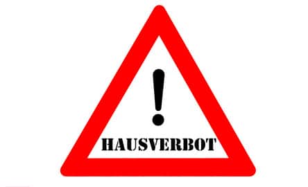 Hausverbot für Konkurrenten