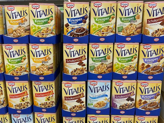 Vitalis Knuspermüsli: Dr. Oetker muss Nährwerte klarer kennzeichnen