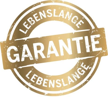 Lebenslange Garantie